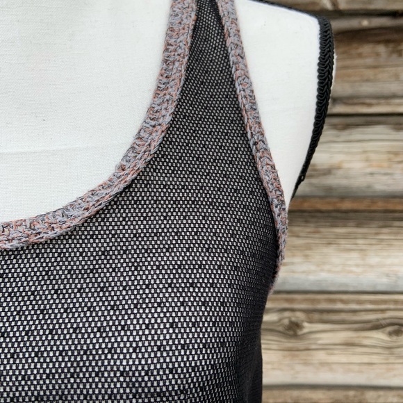 Free People ~ Black Lace Tanktop ~ Size SP - Picture 3 of 8